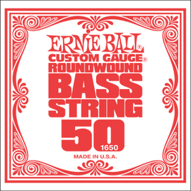 Струна для бас-гитар ERNIE BALL .050 Round Wound Bass P01650, фото 